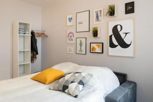 Posteľ alebo postele v izbe v ubytovaní Le Studio Cocooning