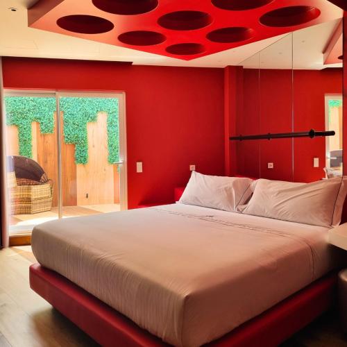 Katil atau katil-katil dalam bilik di Hotel Avenue - Lovely hotel