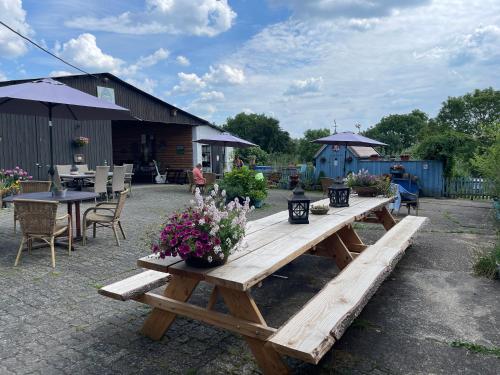 Zahrada ubytování B&B De Eifelhoeve