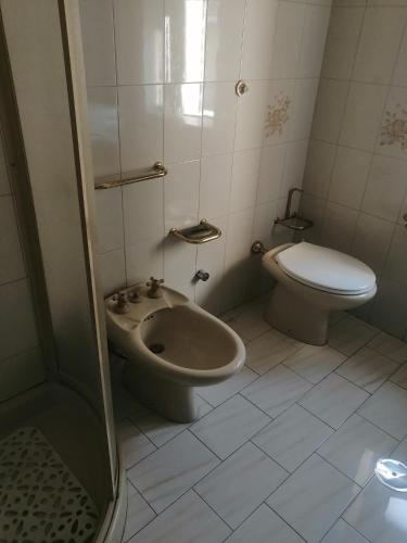 Ein Badezimmer in der Unterkunft B&B Babbaro - camera con bagno privato