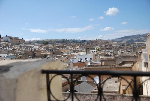 a view of a city from the roof of a building at Dar Al Batoul in Fès