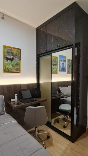 Cama o camas de una habitación en 3Br Sky House BSD Apartment Brandnew and Cozy