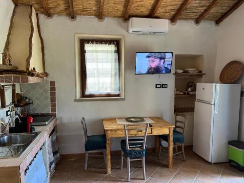 Kuchyň nebo kuchyňský kout v ubytování Casacci