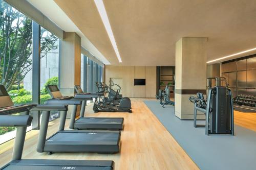Fitness centrum a/nebo fitness zařízení v ubytování Sheraton Ninghai
