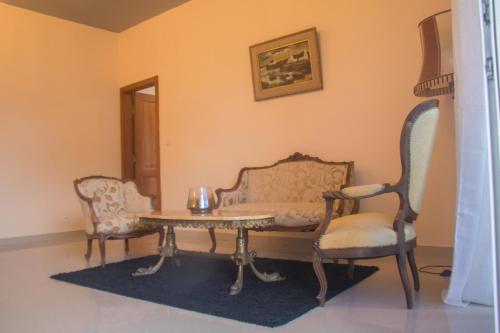 Ein Sitzbereich in der Unterkunft RESIDENCE rubis