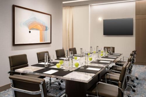 a conference room with a long table and chairs at JW Marriott Clearwater Beach Resort & Spa in Clearwater Beach