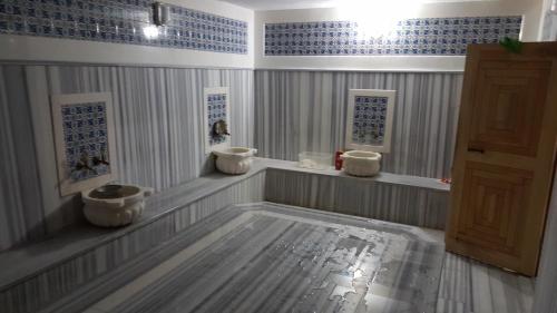 Koupelna v ubytování Felice Hotel