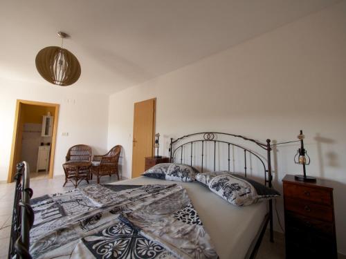 Postel nebo postele na pokoji v ubytování Ferienhaus Anica