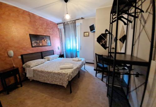 Katil atau katil-katil dalam bilik di hotel Bologna