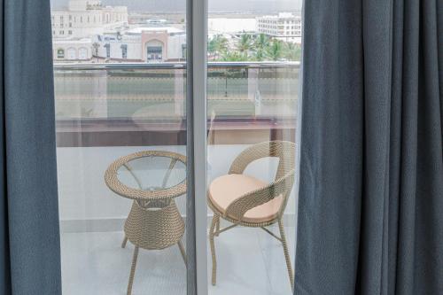 Rõdu või terrass majutusasutuses Salalah International Hotel
