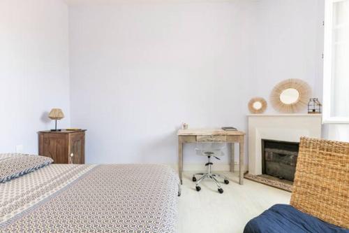 Posteľ alebo postele v izbe v ubytovaní Meublé de tourisme courts séjours déplacements professionnels