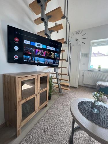 TV a/nebo společenská místnost v ubytování Luma 1