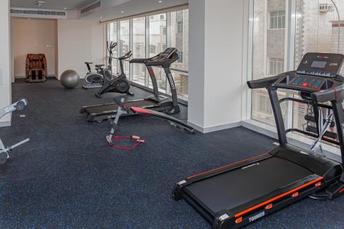 Spordikeskus ja/või sportimisvõimalused majutusasutuses Salalah International Hotel