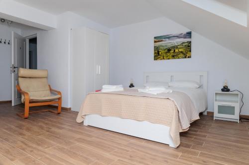 Postel nebo postele na pokoji v ubytování Casa Teodor