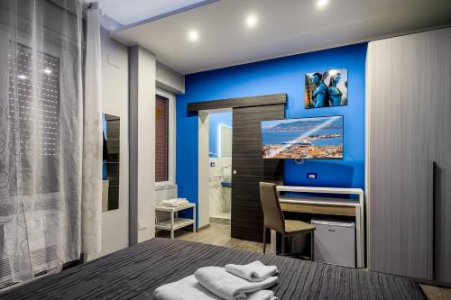 Postel nebo postele na pokoji v ubytování B&B Movie Dream