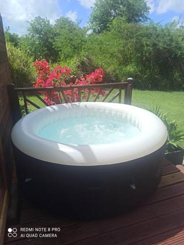 Fotografie z fotogalerie ubytování Ti-Case Appartement Jacuzzi à 100m de la plage v destinaci Sainte-Luce