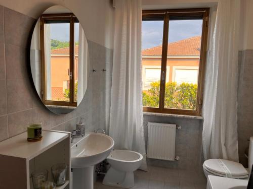 Kylpyhuone majoituspaikassa Gambero Bianco