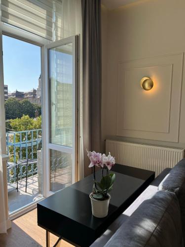 Μπαλκόνι ή βεράντα στο Visit Debrecen 3 Apartman