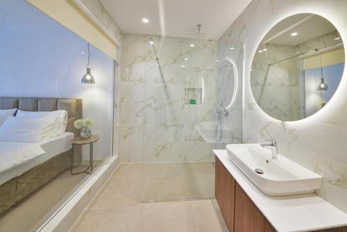 Ванная комната в Hotel Riva