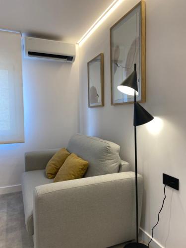 Posezení v ubytování Apartamentos Forxán