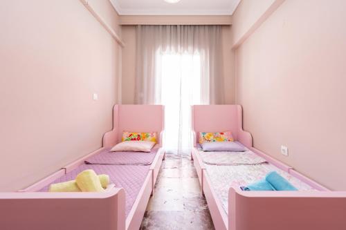 Postel nebo postele na pokoji v ubytování Venetia's appartment
