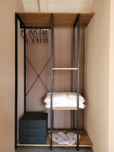 a room with a bunk bed in a room at Al Dolce Vita in Stresa