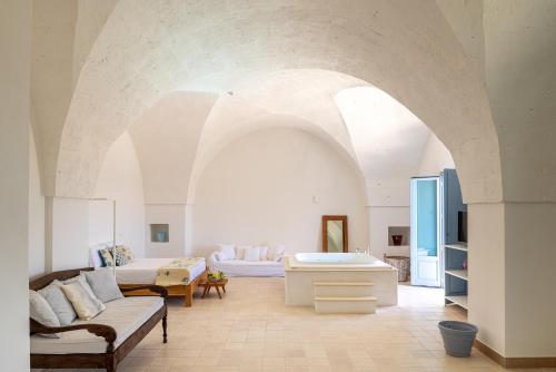 Posezení v ubytování Masseria Malvindi