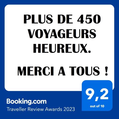 une capture d’écran d’un téléphone portable avec les textips be vancouver herre dans l'établissement SUD PASSION - Ferrer Nine - cosy avec balcon, à Gardanne