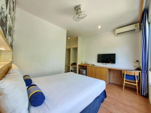 Postel nebo postele na pokoji v ubytování MAR24 Koh Tao Hotel
