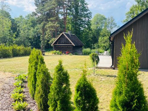 Jardín al aire libre en Pärli puhkemaja / Pearl riverside house