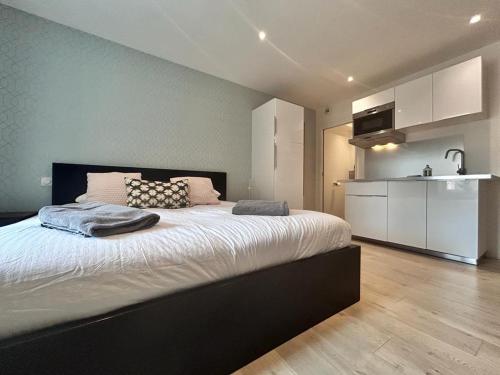 Cuisine ou kitchenette dans l'établissement Tour d'Auvergne - Appartements en plein centre ville, proche de la cathédrale et de la place de Jaude