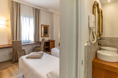 Koupelna v ubytování Hotel Machiavelli Palace