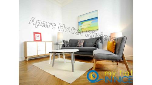 Apart Hotel Riviera - Promenade des Anglais 1mn -Exceptionnel 3 pièces AC - BALCON MEYERBEER 1