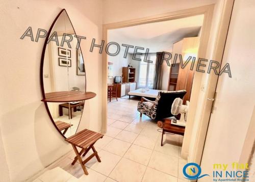 апарт-отель Riviera - First location in Nice center Studio AC Grimaldi promenade des anglais- L'ESCURIAL