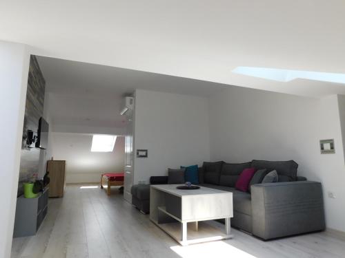 Posezení v ubytování Tina apartman