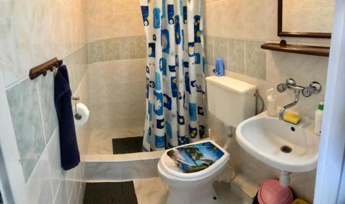 ブワディスワボボにあるWilla Magiaのバスルーム(トイレ、洗面台付)