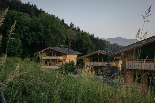 シャレーの近くで見られる自然の景観