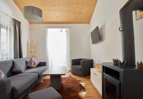 Chalet-Resort Montafonにあるテレビまたはエンターテインメントセンター