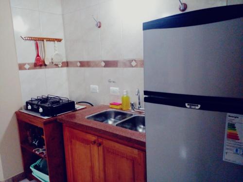 Una cocina o kitchenette en Posadas Centro