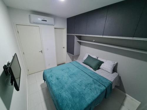 Postel nebo postele na pokoji v ubytování Flat Muro Alto Club