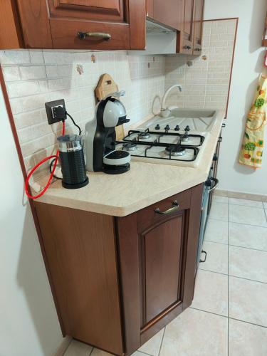 Η κουζίνα ή μικρή κουζίνα στο Casa Elce