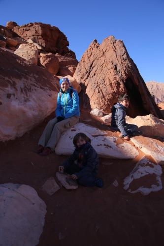 Clientes alojados en Wadi Rum Sky Tours & Camp