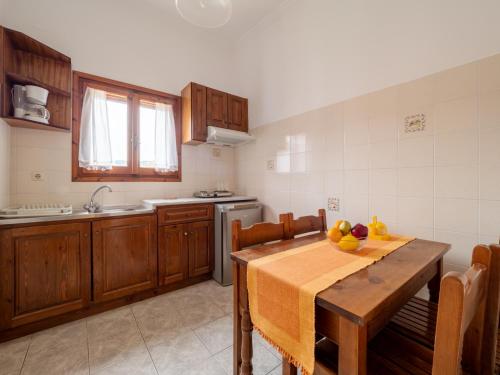 Η κουζίνα ή μικρή κουζίνα στο XENOFONTAS APARTMENTs