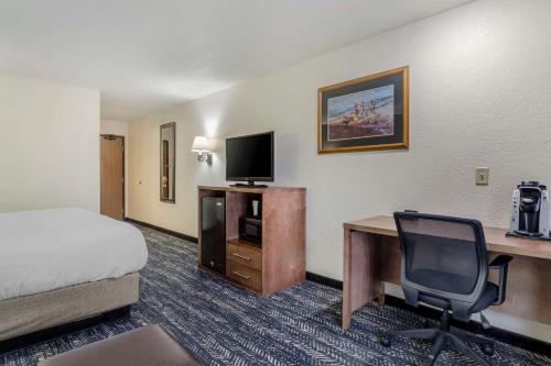 Televisyen dan/atau pusat hiburan di Comfort Inn & Suites Mt Rushmore