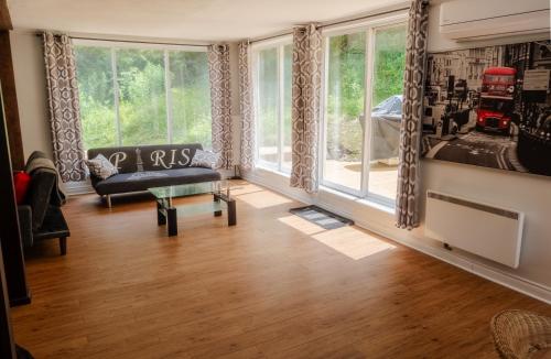 Posezení v ubytování Chalet Mozart