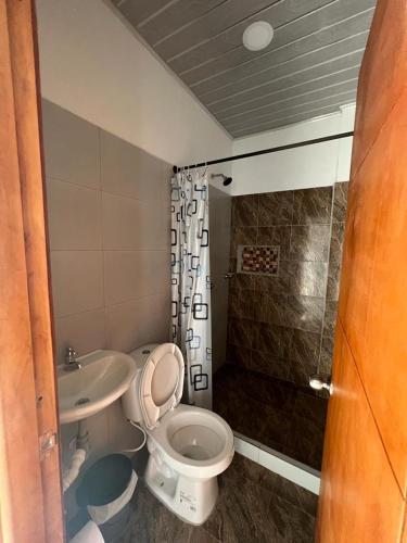 Koupelna v ubytování Acogedor apartamento en Puerto Triunfo - Antioquia.