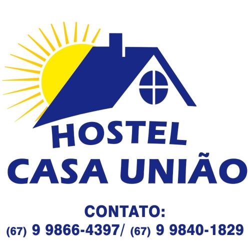 um logótipo para um estautouador de hotéis em Hostel Casa Uniao em Maracaju