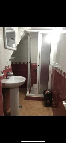 Ванная комната в Duplex à oued Laou