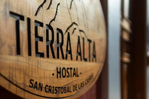 a close up of a wooden bottle of wine at Tierra Alta Hostal in San Cristóbal de Las Casas