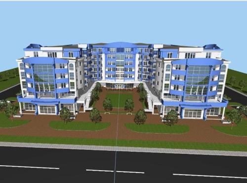 une image d’une représentation d’un bâtiment dans l'établissement M&D Apartment, à Struga